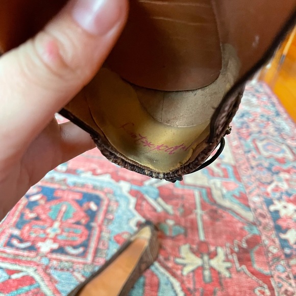 Golden Goose Leather Snakeskin Flats— women’s 40 / 10 - Picture 4 of 13